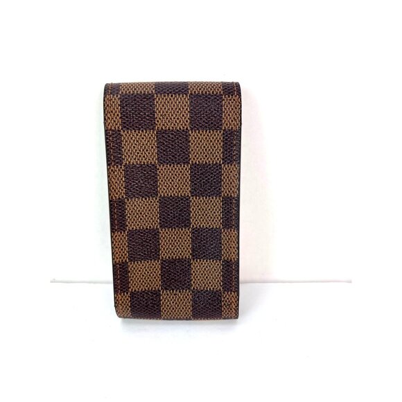 LOUIS VUITTON Damier Ebene Cigarette Card Cosmetic Case Pouch - Picture 2 of 9